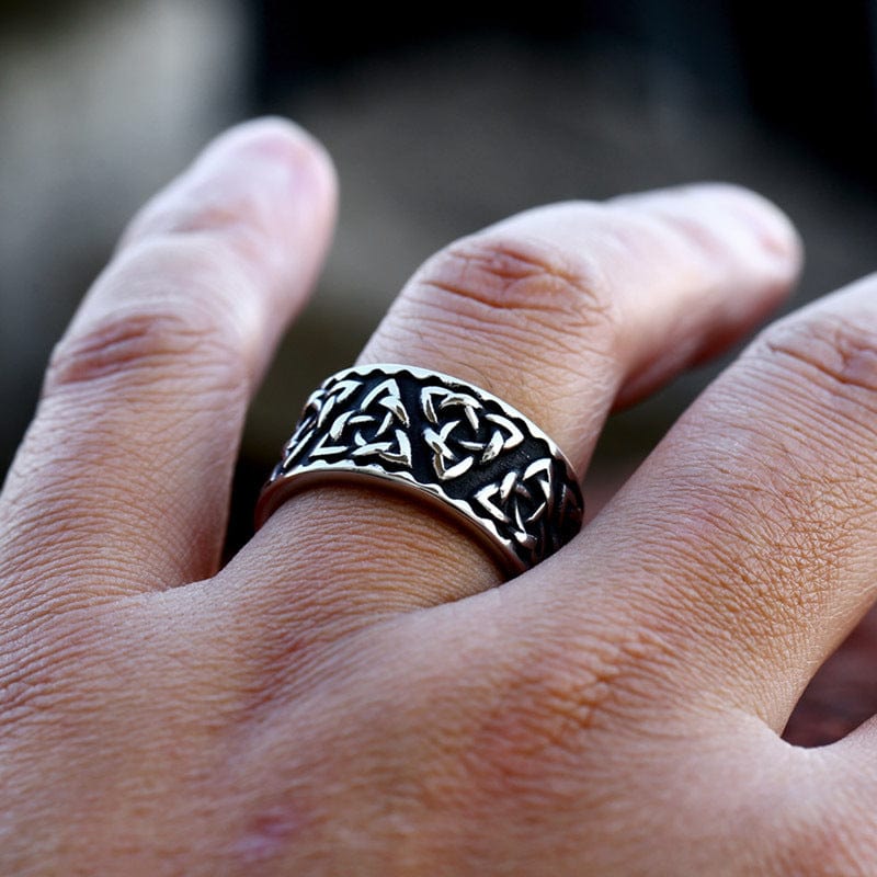 Kobine Men's Punk Celtic Knot Ring