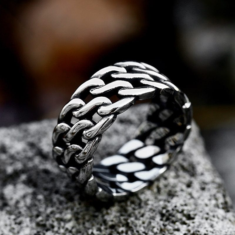 Kobine Men's Punk Chain Ring