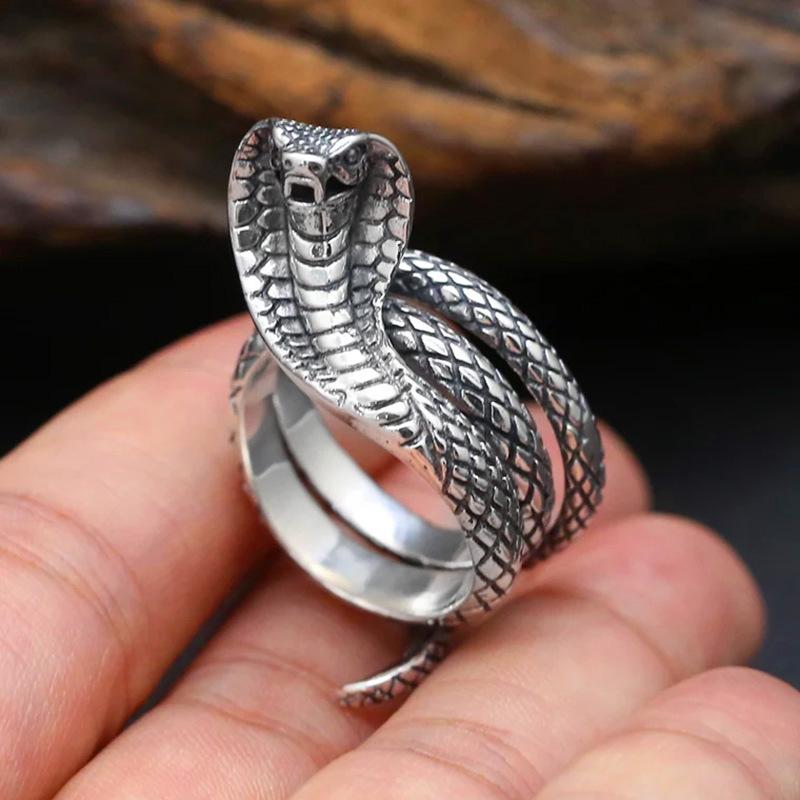 Men's Punk Cobra Ring