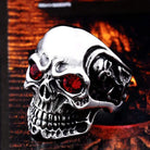 Men's Punk Contrast Color Eyes Skulls