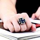 Men's Punk Cross Rings