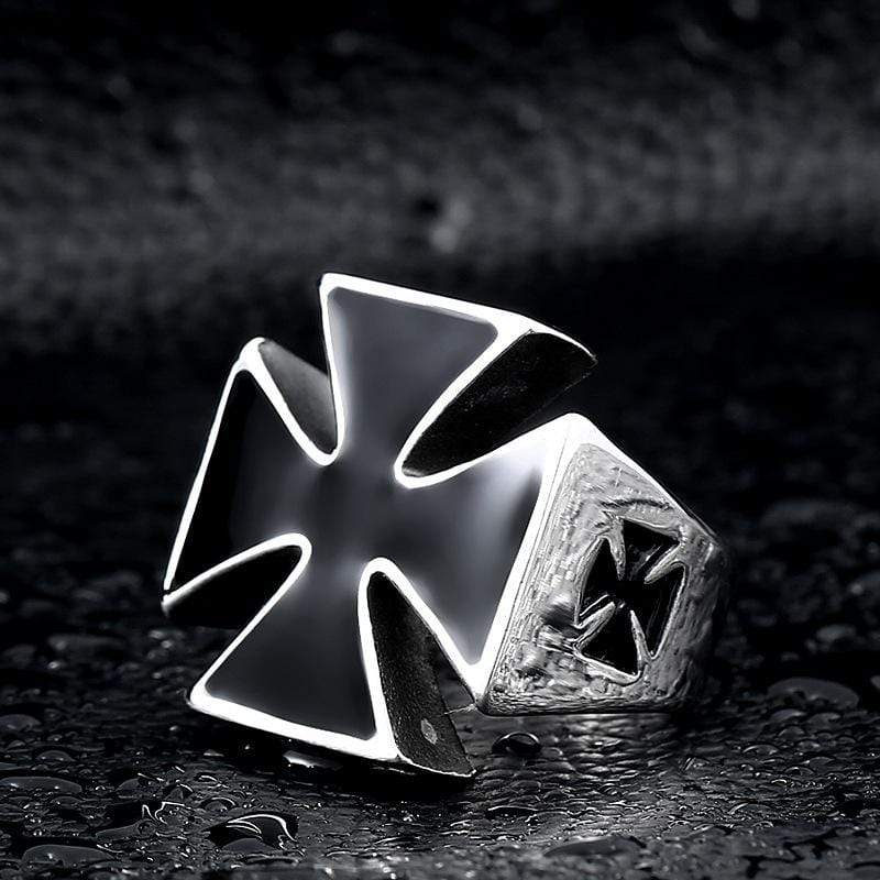 Men's Punk Cross Rings