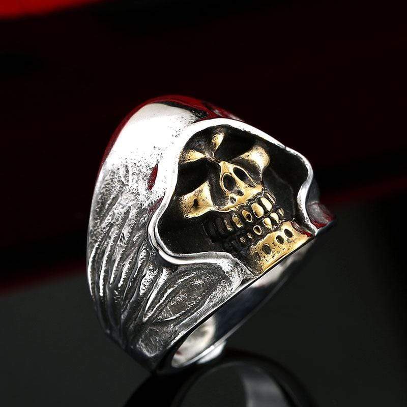 Men's Punk Death Skull Rings