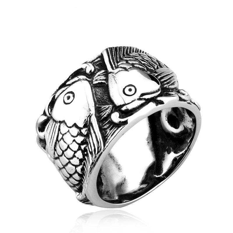 Men's Punk Fishes Rings