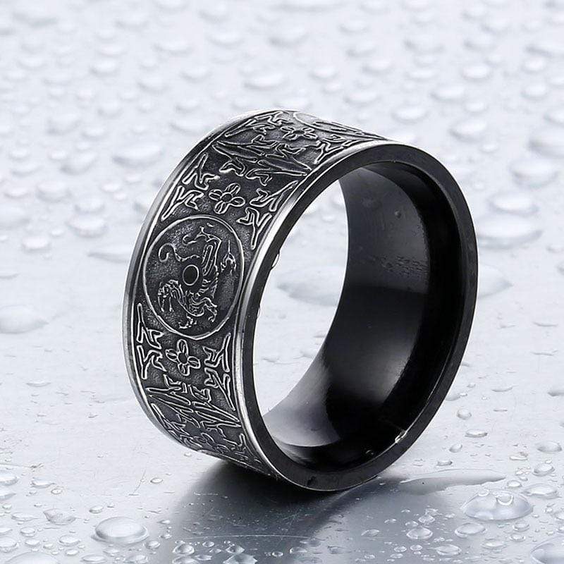 Men's Punk Four God Beast Rings