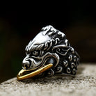Kobine Men's Punk Gatekeeper Beast Ring