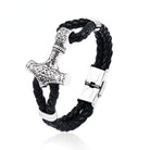 Kobine Men's Punk Hammer Carved Bracelet