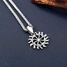 Men's Punk Hollow Sun Necklace