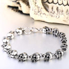 Men's Punk Multi-skulls Bracelet