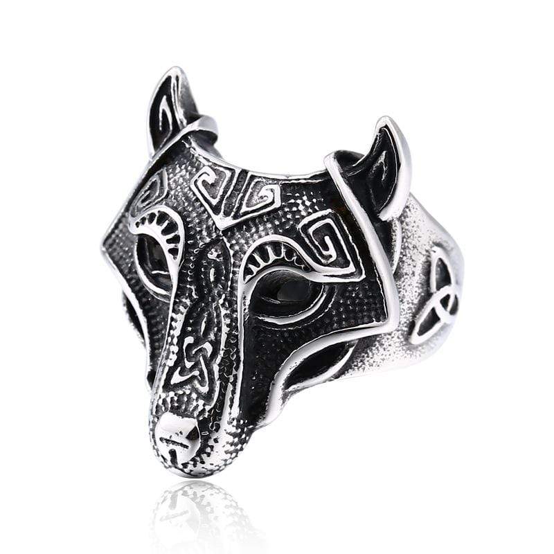 Men's Punk Pirate Wolf Rings