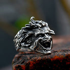 Kobine Men's Punk Portrait Ring