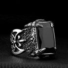 Men's Punk Rhinestone Warrior Rings