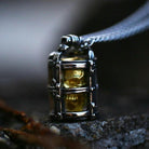 Men's Punk Skull Cage Necklace