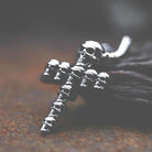 Men's Punk Skull Cross Necklace