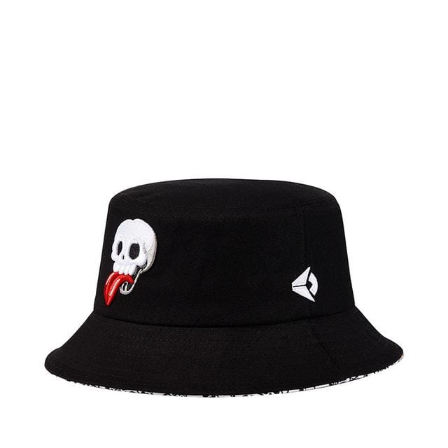 Men's Punk Skull Embroidered Hat