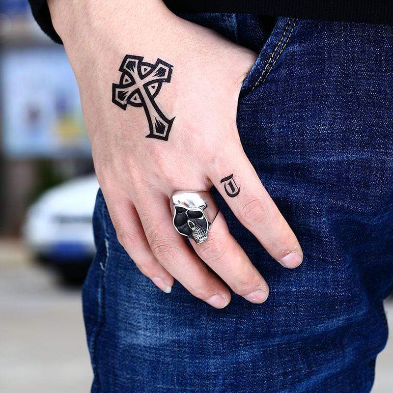 Men's Punk Skull Ring