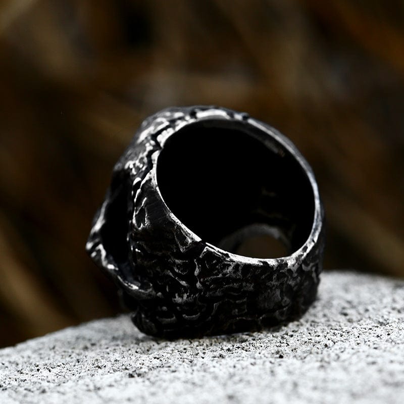 Kobine Men's Punk Skull Ring