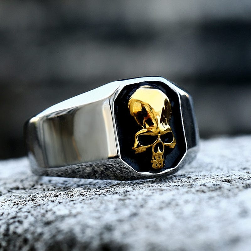 Kobine Men's Punk Skull Ring