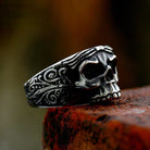 Kobine Men's Punk Skull Ring