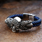 Kobine Men's Punk Skulls Double Color Bracelet