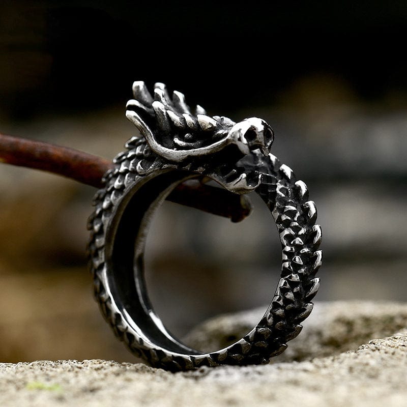 Kobine Men's Punk Snake Ring