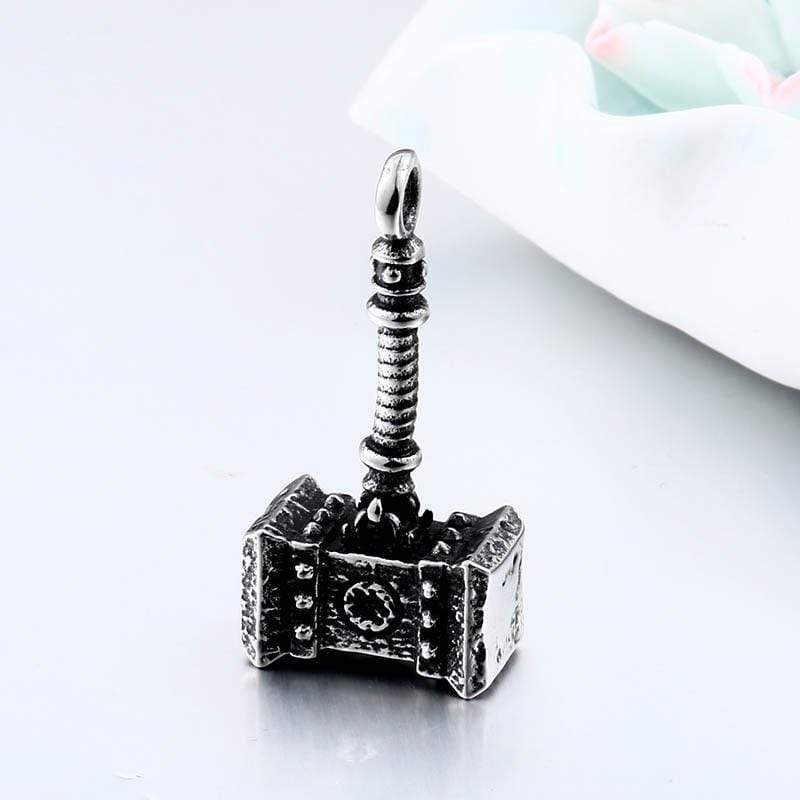 Men's Punk Thor's Hammer Necklace