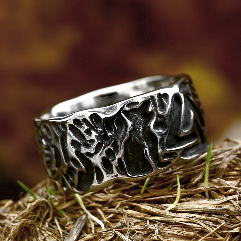 Kobine Men's Punk Totem Ring