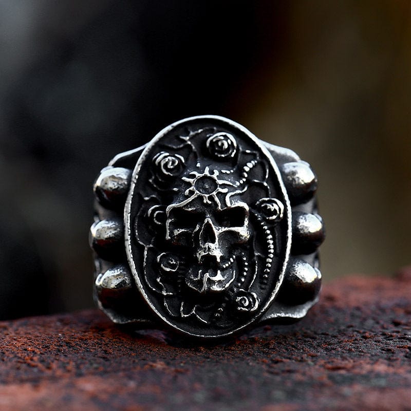 Kobine Men's Punk Turbine Ring