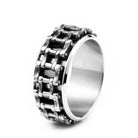 Men's Punk Turnable Chains Rings