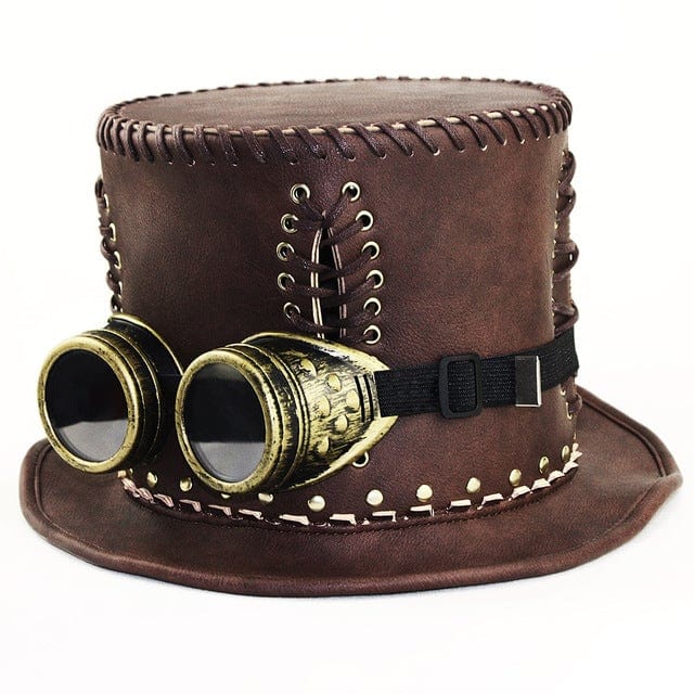 Kobine Men's Steampunk Sutural Hat