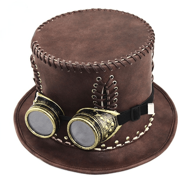 Kobine Men's Steampunk Sutural Hat