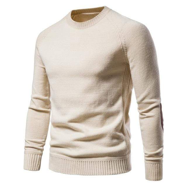 Men's Street Fashion Patch Splice Sweater