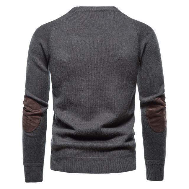 Men's Street Fashion Patch Splice Sweater