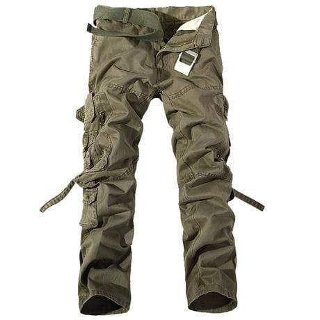 Men's Street Fashion Straight Cargo Pants(without Belts)