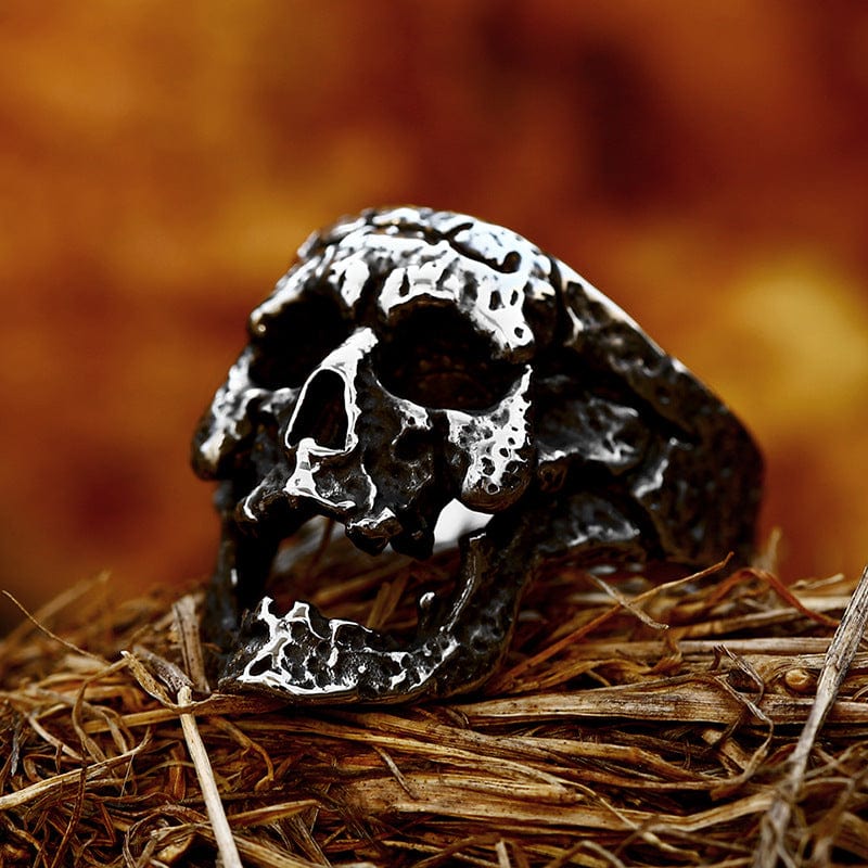 Kobine Men's Vintage Skull Ring