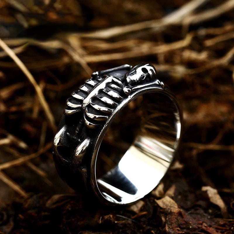 Kobine Men's Vintage Skull Ring