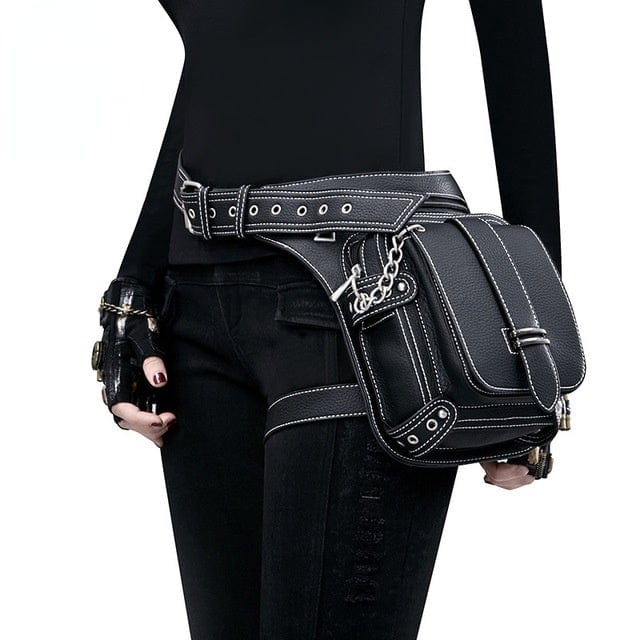 Kobine Steampunk Buckle Waist Bag