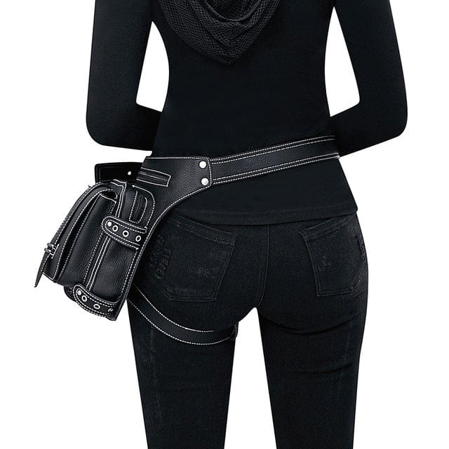 Kobine Steampunk Buckle Waist Bag