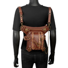 Kobine Steampunk Buckles Splice Multi-Purpose Bag