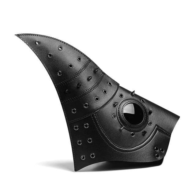 Kobine Steampunk Cutout Rivets Long Beak Mask