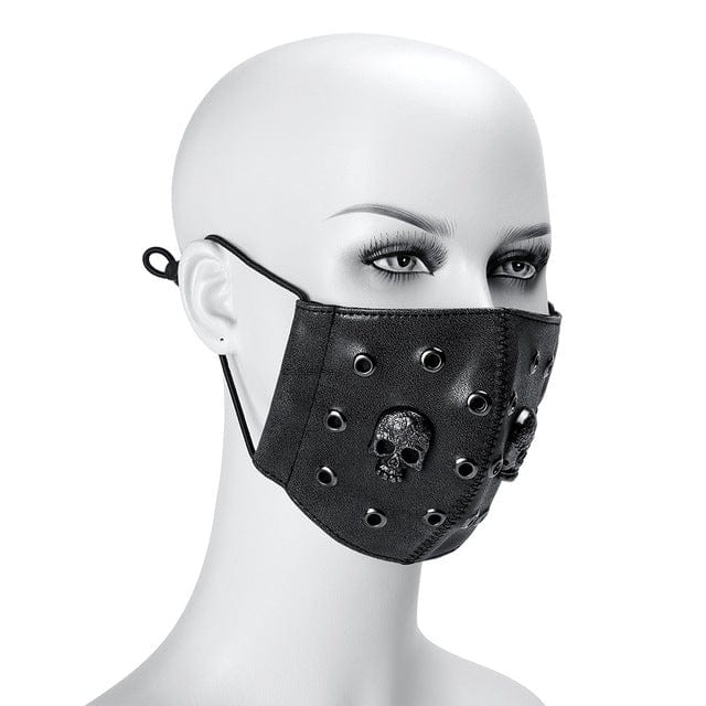 Kobine Steampunk Cutout Skull Mask