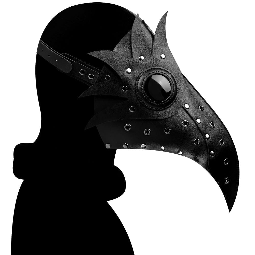 Kobine Steampunk Cutout Wing Beak Mask