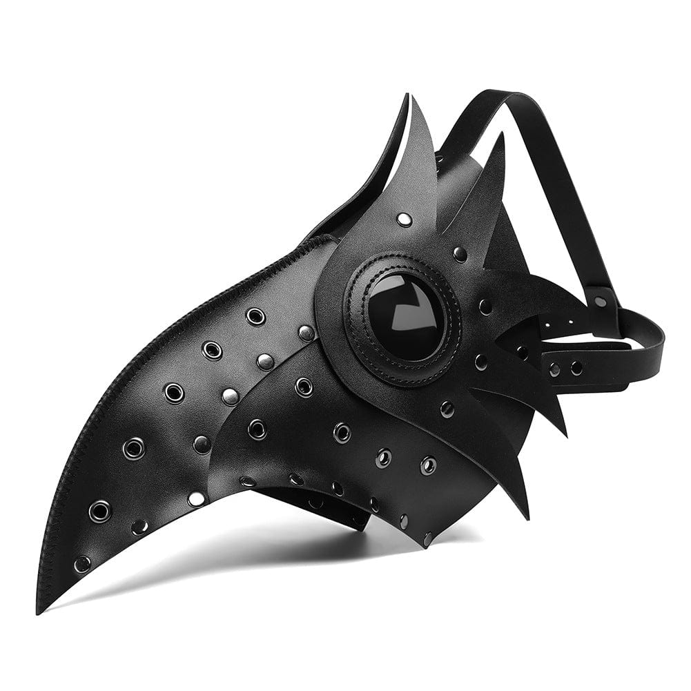 Kobine Steampunk Cutout Wing Beak Mask