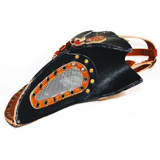 Kobine Steampunk Double Color Masquerade Beak Mask