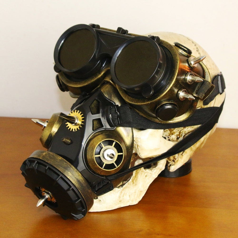 Kobine Steampunk Goggles Halloween Gas Mask