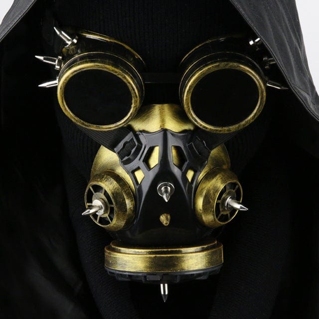 Kobine Steampunk Goggles Rivets Splice Mask