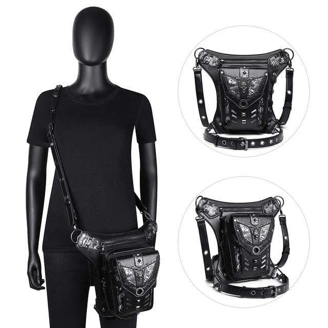 Kobine Steampunk Multi-Purpose Rivets Bag