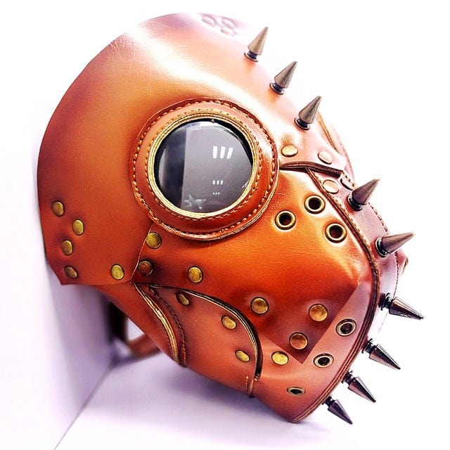 Kobine Steampunk Nailed Rivets Halloween Mask