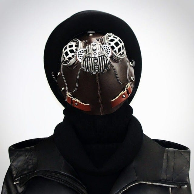 Kobine Steampunk Plague Doctor Beak Mask