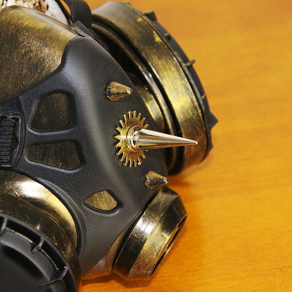 Kobine Steampunk Rivets Halloween Gas Mask